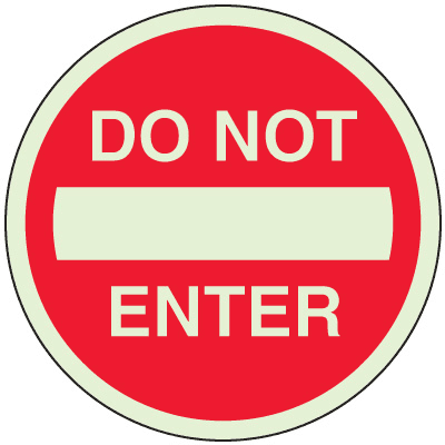 Do Not Enter Anti-Slip Floor Markers