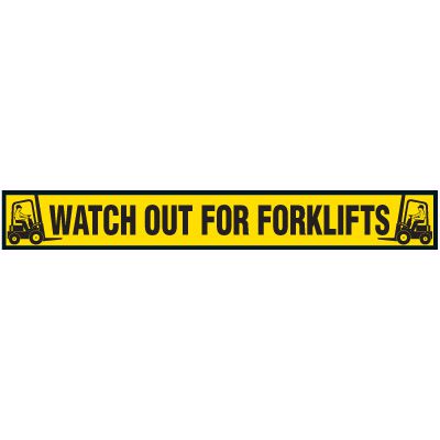 Watch Out For Forklifts Floor Marking Strips
