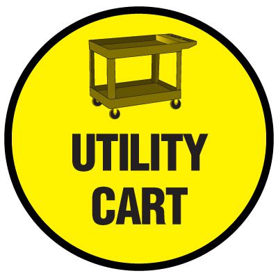 Floor Signs - Utility Cart