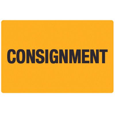 Fluorescent Warehouse & Pallet Labels - Consignment