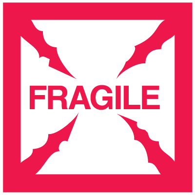 Fragile Labels On-A-Roll