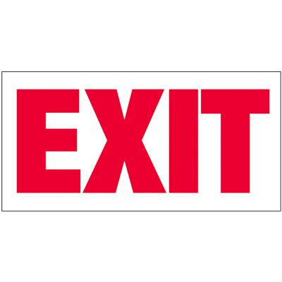 Giant Exit Wall Signs