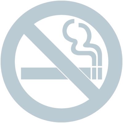 No Smoking Glass Awareness Labels