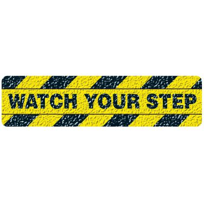 Watch Your Step Warning Strips