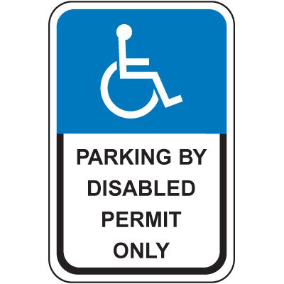 Florida Handicap Parking Signs - Permit Only