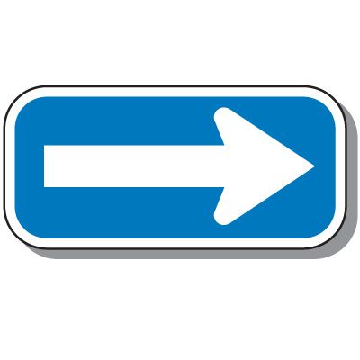 One-Way Arrow Sign