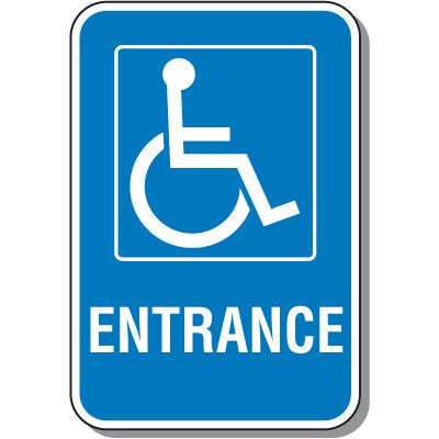 Handicap Entrance Sign