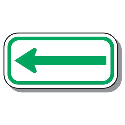 Handicap Parking Signs - Left Arrow
