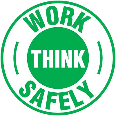 Safety Training Labels - Work Think Safely