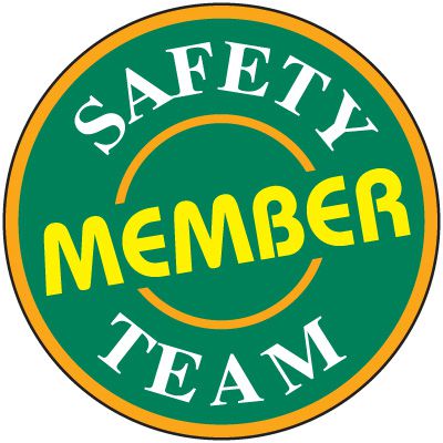 Safety Training Labels - Safety Team Member
