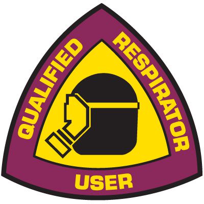 Safety Training Labels - Qualified Respirator User