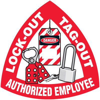 Safety Training Labels - Lock-Out Tag-Out Authorized Employee