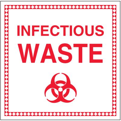 Infectious Waste Labels
