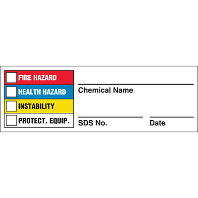 HMIS Labels On-A-Roll - MSDS No.