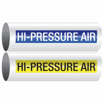 Hi-Pressure Air - Opti-Code® Self-Adhesive Pipe Markers