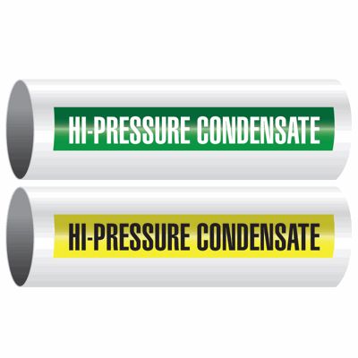 Hi-Pressure Condensate - Opti-Code® Self-Adhesive Pipe Markers