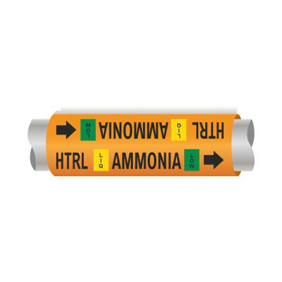 High Temp Recirculated Liq - Setmark® Ammonia Pipe Markers