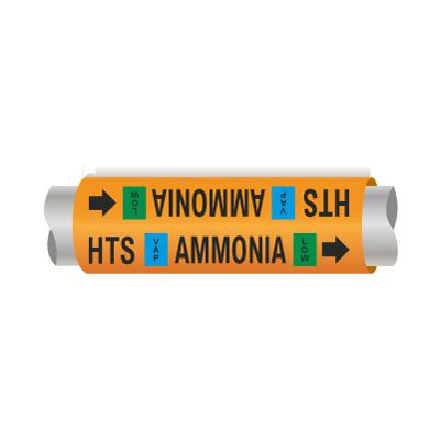 High Temp Suction - Setmark® Ammonia Pipe Markers