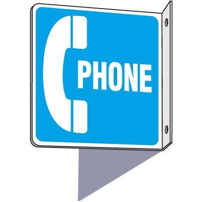 2-Way Phone Symbol Sign