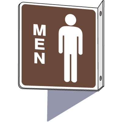 Men's 2-Way Restroom Sign