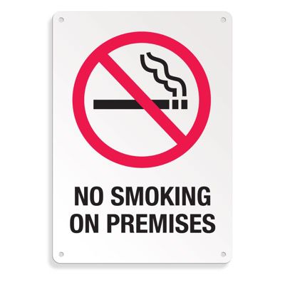 No Smoking Signs - No Smoking On Premises