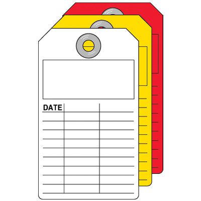 Blank Inspection Tags