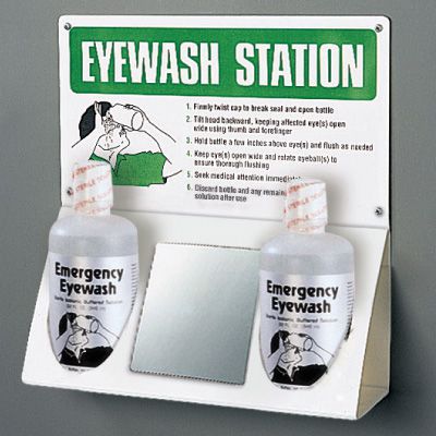 Instructional Eyewash Station