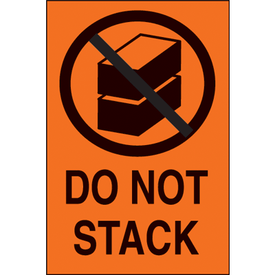 International Shipping Label - Do Not Stack