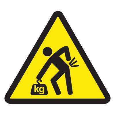 ISO Warning Labels - Lifting Hazard