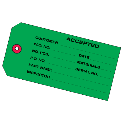 Accepted Inventory Tags