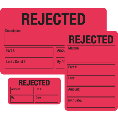 Rejected ISO 9000 Labels