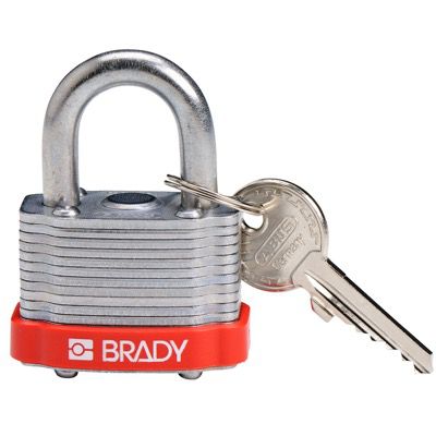 Brady® Key Retaining Steel Padlocks