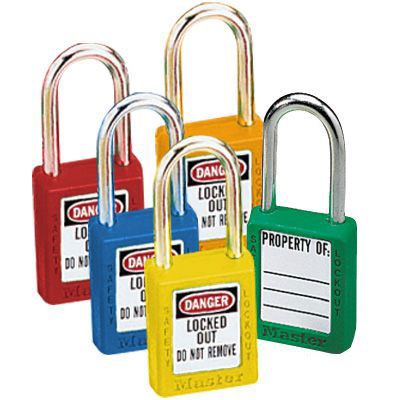 Master Lock® 410 Zenex™ Thermoplastic Safety Padlock Sets
