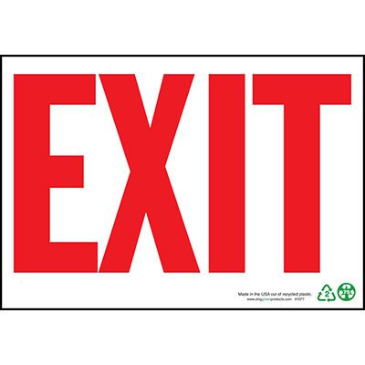 Eco-Friendly Exit Signs
