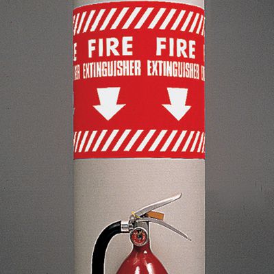 Fire Extinguisher - Wrap Around Label