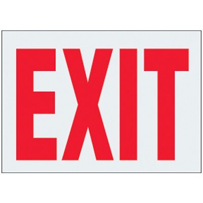 Exit Label