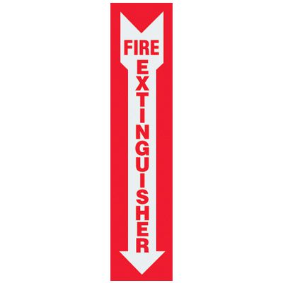 Slim-Line Fire Extinguisher Label