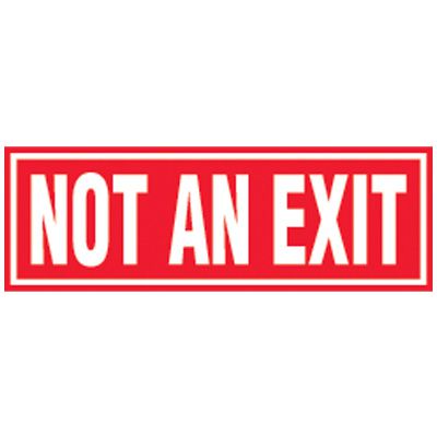 Not An Exit Label