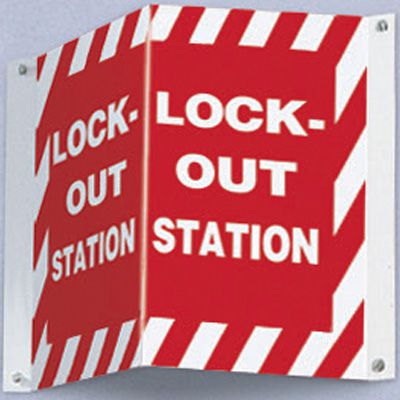 Lockout Station Sign