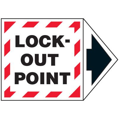 Lock Out Point Machine Labels