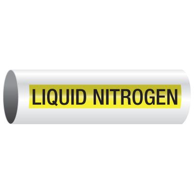 Liquid Nitrogen - Opti-Code® Self-Adhesive Pipe Markers