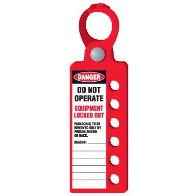 Brady® 2-in-1 Do Not Operate Lock Out Hasp