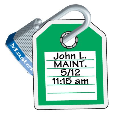 Lock-Out ID Tags - This Tag & Lock To Be Removed Only By __