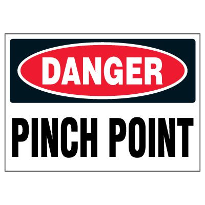 Pinch Point Warning Markers