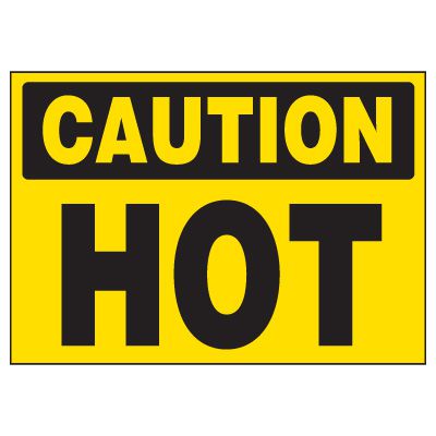 Caution Labels - Hot