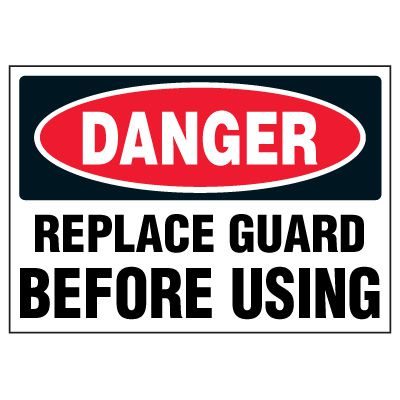 Replace Guard Machine Warning Markers