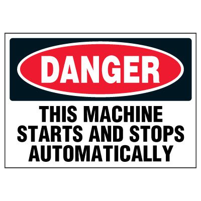 Automatic Machine Warning Markers
