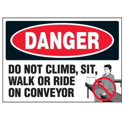 Do Not Climb Warning Markers
