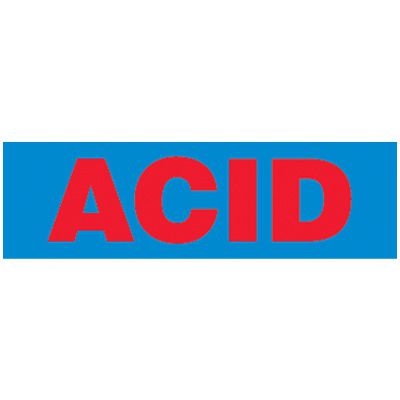 Magnetic Labels - Acid