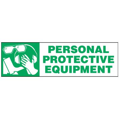 Magnetic Labels - Personal Protective Equipment